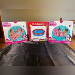 Disney Junior Minnie Mouse Baby Watercraft for- Swim Raft - Cocomelon 40” Pool